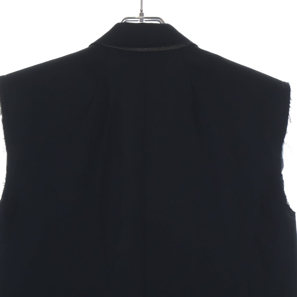 Rick Owens(リックオウエンス) 26SS SL CONCORDIAN JKT RP01F6758-WT コンコルディアン ノースリーブ ジャケット ベスト レディース ブラック