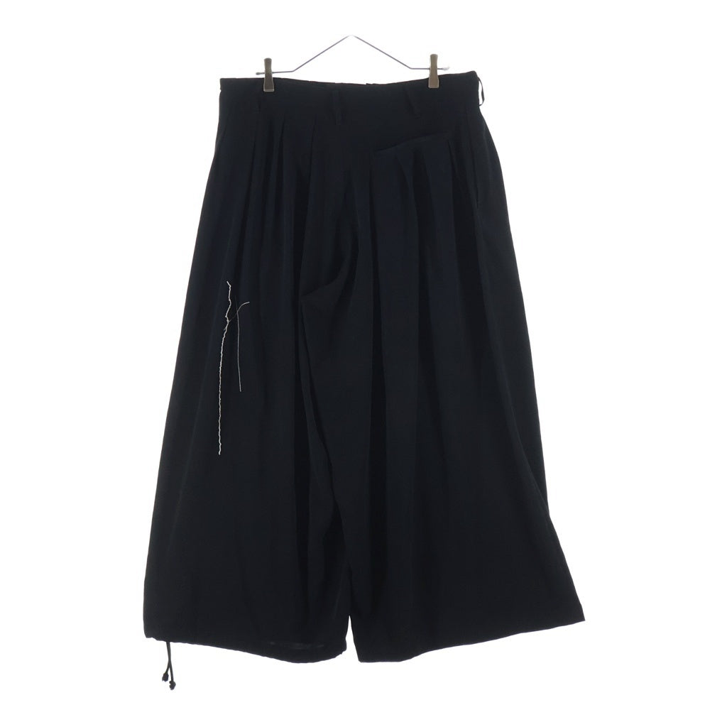 Yohji Yamamoto POUR HOMME(ヨウジヤマモト プールオム) 26SS TA TUXEDO EMBROIDERED BALLOON PANTS HK-P73-510 タキシード エンブロイダリー バルーンパンツ ブラック