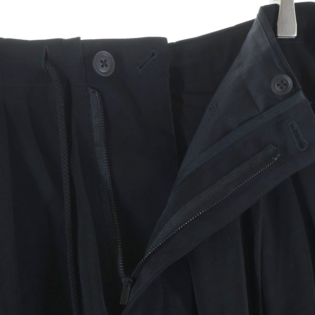 Yohji Yamamoto POUR HOMME(ヨウジヤマモト プールオム) 26SS TA TUXEDO EMBROIDERED BALLOON PANTS HK-P73-510 タキシード エンブロイダリー バルーンパンツ ブラック