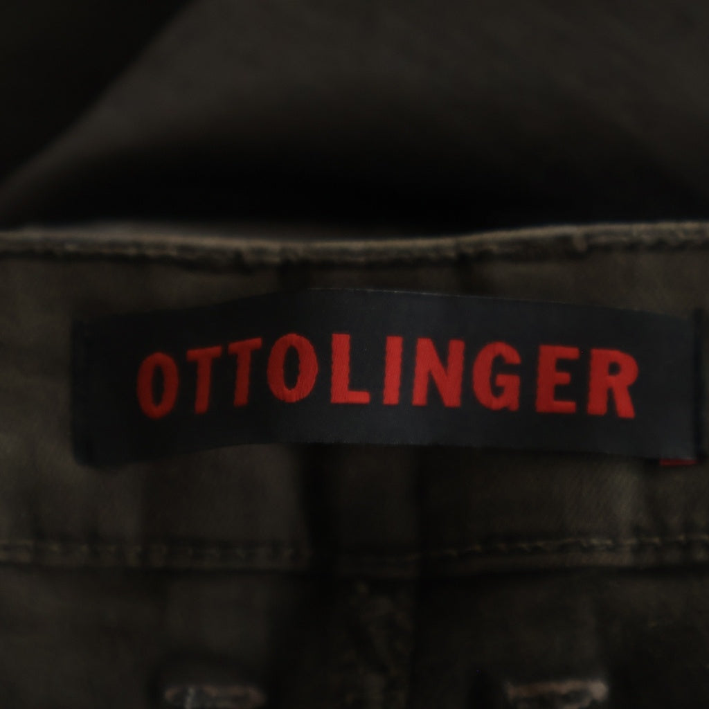 NO BRAND(ノーブランド) OTTOLINGER【オットリンガー】 26SS GLAZED BAGGY JEANS グレイズド バギー ジーンズ レディース ブラウン