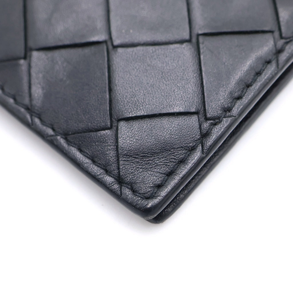 BOTTEGA VENETA(ボッテガヴェネタ) イントレチャート マネークリップ ウォレット 財布 ブラック