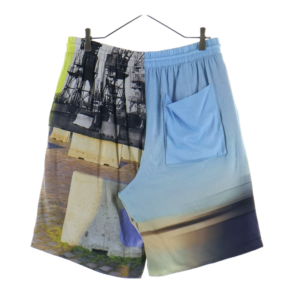 DRIES VAN NOTEN(ドリスヴァンノッテン) 22SS Graphic Shorts グラフィックワイドショーツ ハーフパンツ マルチ