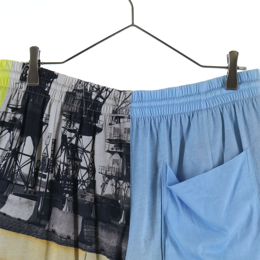 DRIES VAN NOTEN(ドリスヴァンノッテン) 22SS Graphic Shorts グラフィックワイドショーツ ハーフパンツ マルチ