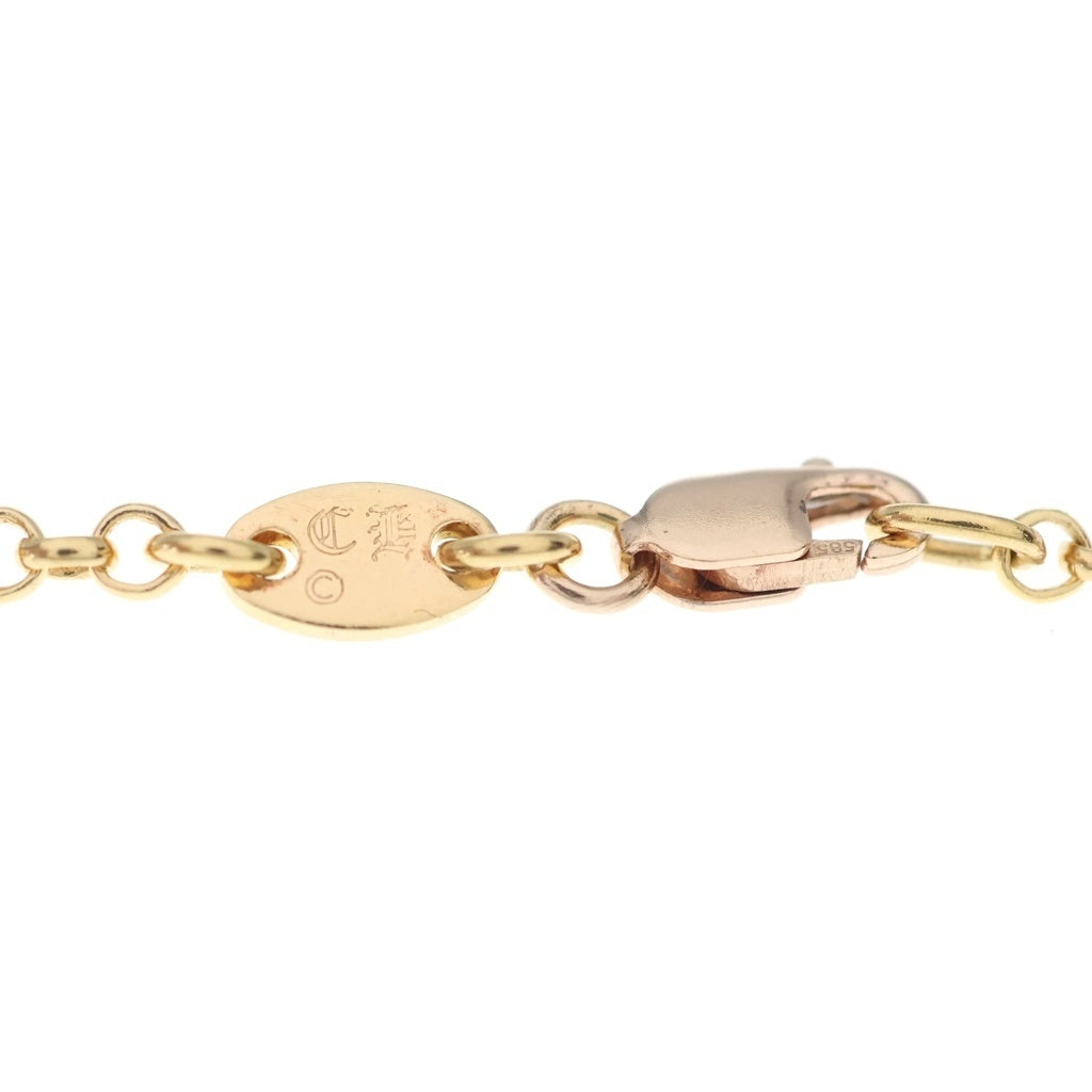 CHROME HEARTS(クロムハーツ) 22K NECKCHAIN R18 ロールチェーンネックレス 18inch ゴールド BCA010