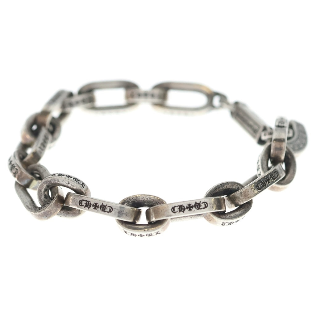 ア*ク様 【激レア】クロムハーツ ペーパーEチェーンシルバー ブレスレット10サ CHROME HEARTS(クロムハーツ) PAPER E CHN ペーパーEチェーン