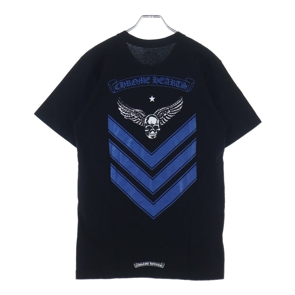 CHROME HEARTS(クロムハーツ) FOTI S/S フォティ バックスクロールラベル マハリアプリント半袖Tシャツカットソー ブラック