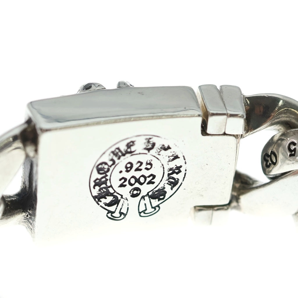 CHROME HEARTS(クロムハーツ) BOX CLSC P DIA SML CHXスモールBOX ID PAVEダイヤ ブレスレット シルバー