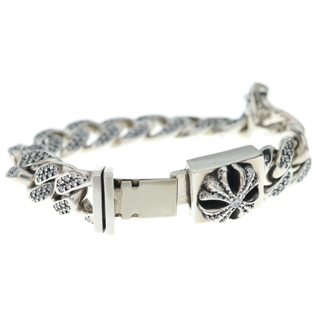 CHROME HEARTS(クロムハーツ) BOX CLSC P DIA SML CHXスモールBOX ID PAVEダイヤ ブレスレット シルバー