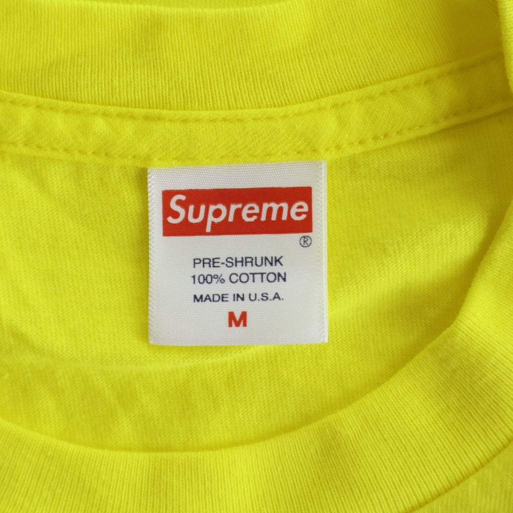 SUPREME(シュプリーム) 19AW Bandana Box Logo Tee バンダナ ボックスロゴ プリント クルーネック 半袖Tシャツ カットソー イエロー