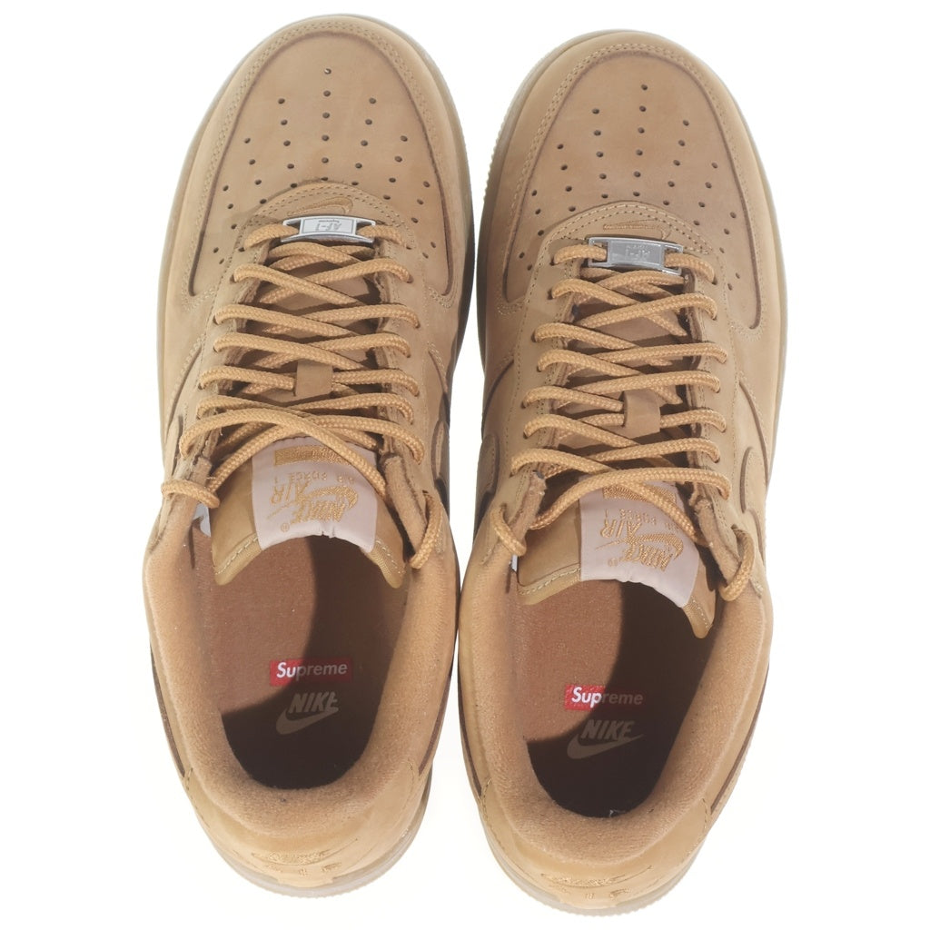 NIKE(ナイキ) ×SUPREME Air Force 1 Low Flax/Wheat DN1555-200 エアフォース1 ロー フラックス/ウィート ローカットスニーカー シューズ US9/27.0cm ブラウン