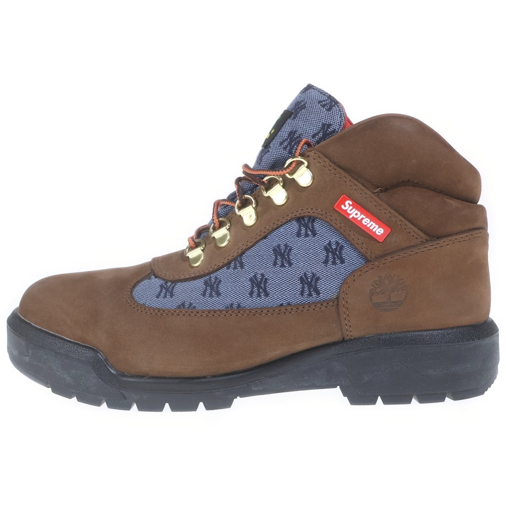 SUPREME(シュプリーム) 21AW ×Timberland New York Yankees Field Boot Brown TB0A5T1U ティンバーランド ニューヨークヤンキース フィールドブーツ ブラウン　 US9/27.0cm