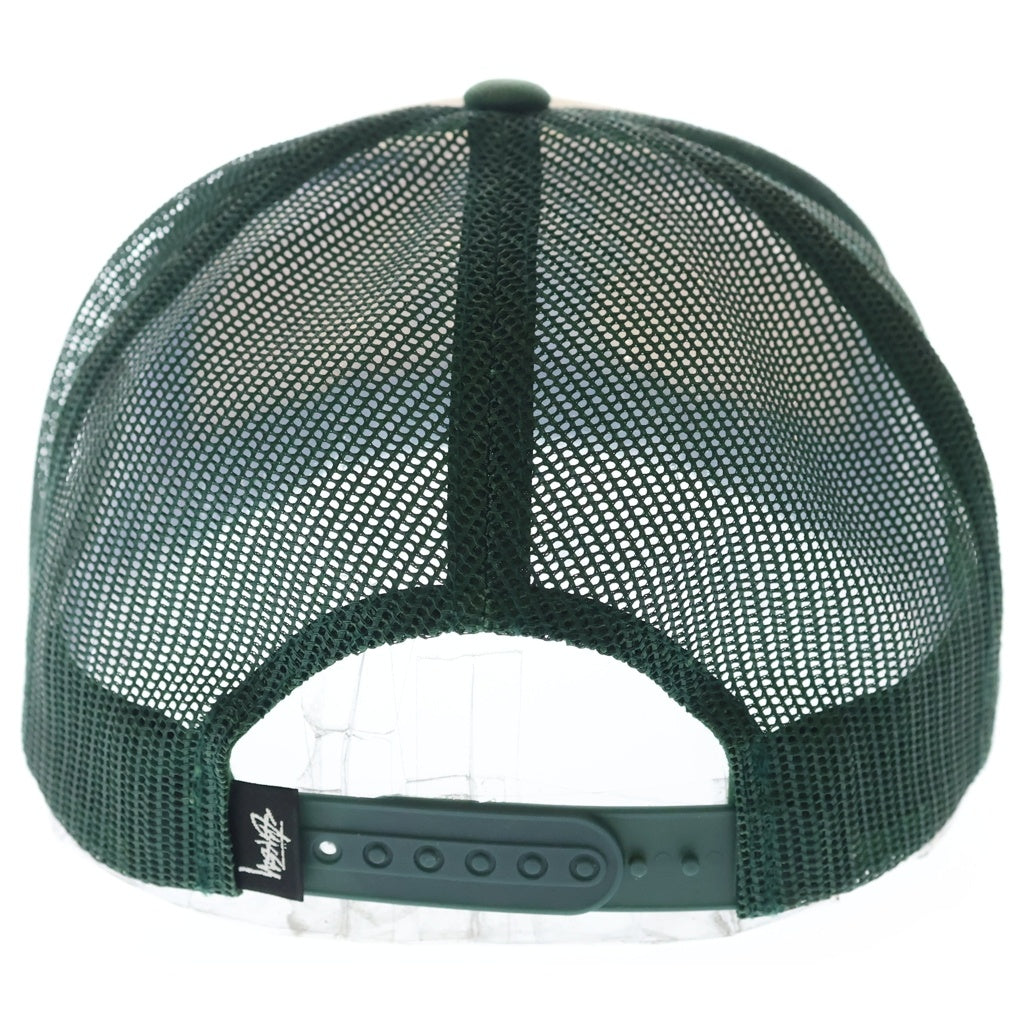 STUSSY(ステューシー) CROWN STOCK TRUCTRUCKER クラウン ストック トラッカー キャップ 帽子 グリーン 1311056