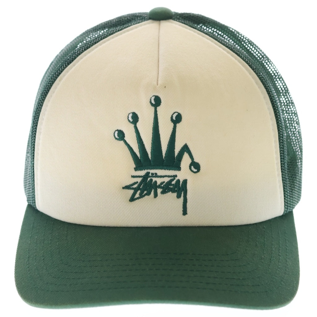 STUSSY(ステューシー) CROWN STOCK TRUCTRUCKER クラウン ストック トラッカー キャップ 帽子 グリーン 1311056