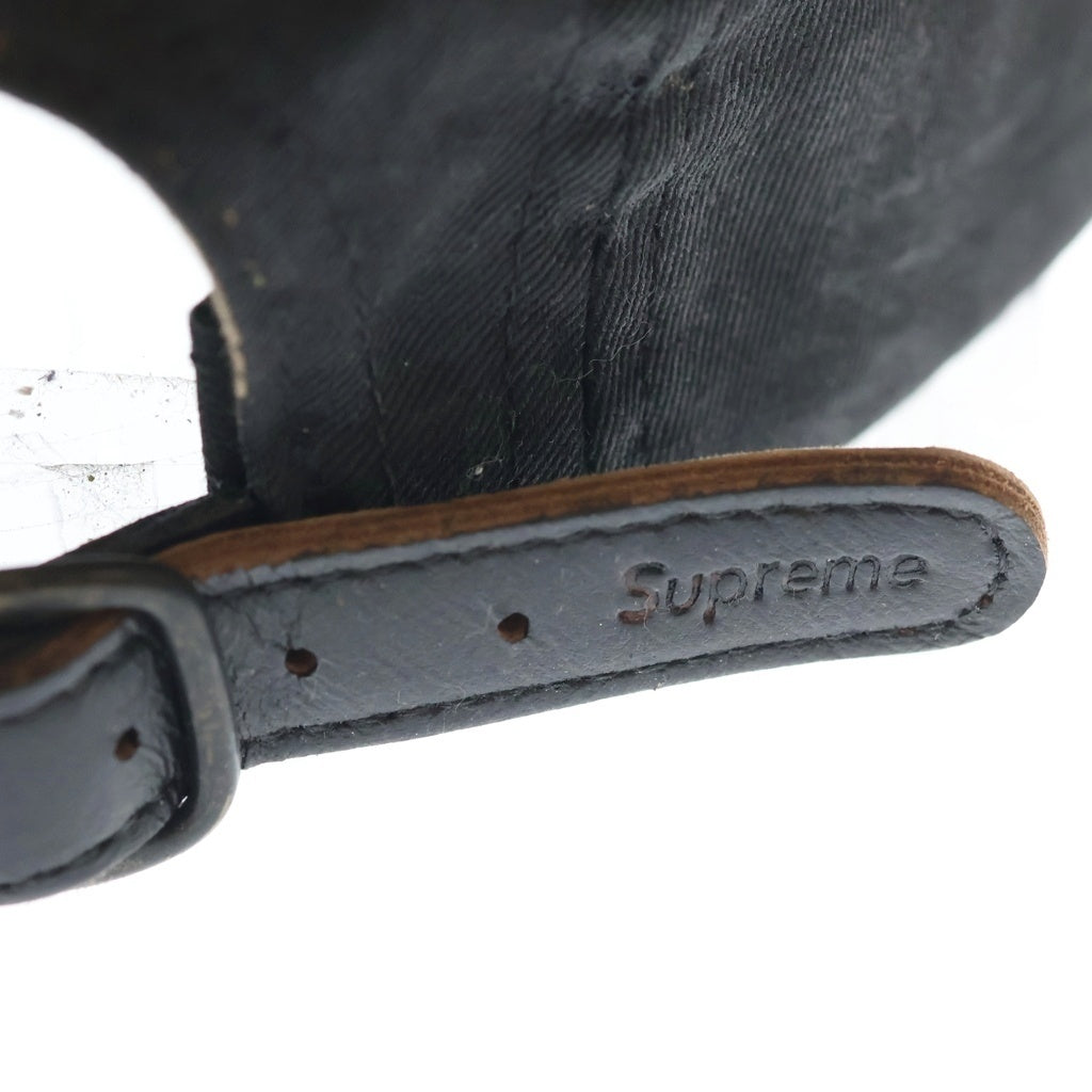 SUPREME(シュプリーム) ×24SS MM6 Maison Margiela Painted Camp メゾンマルジェラ ペイント キャンプ 帽子 ブラック