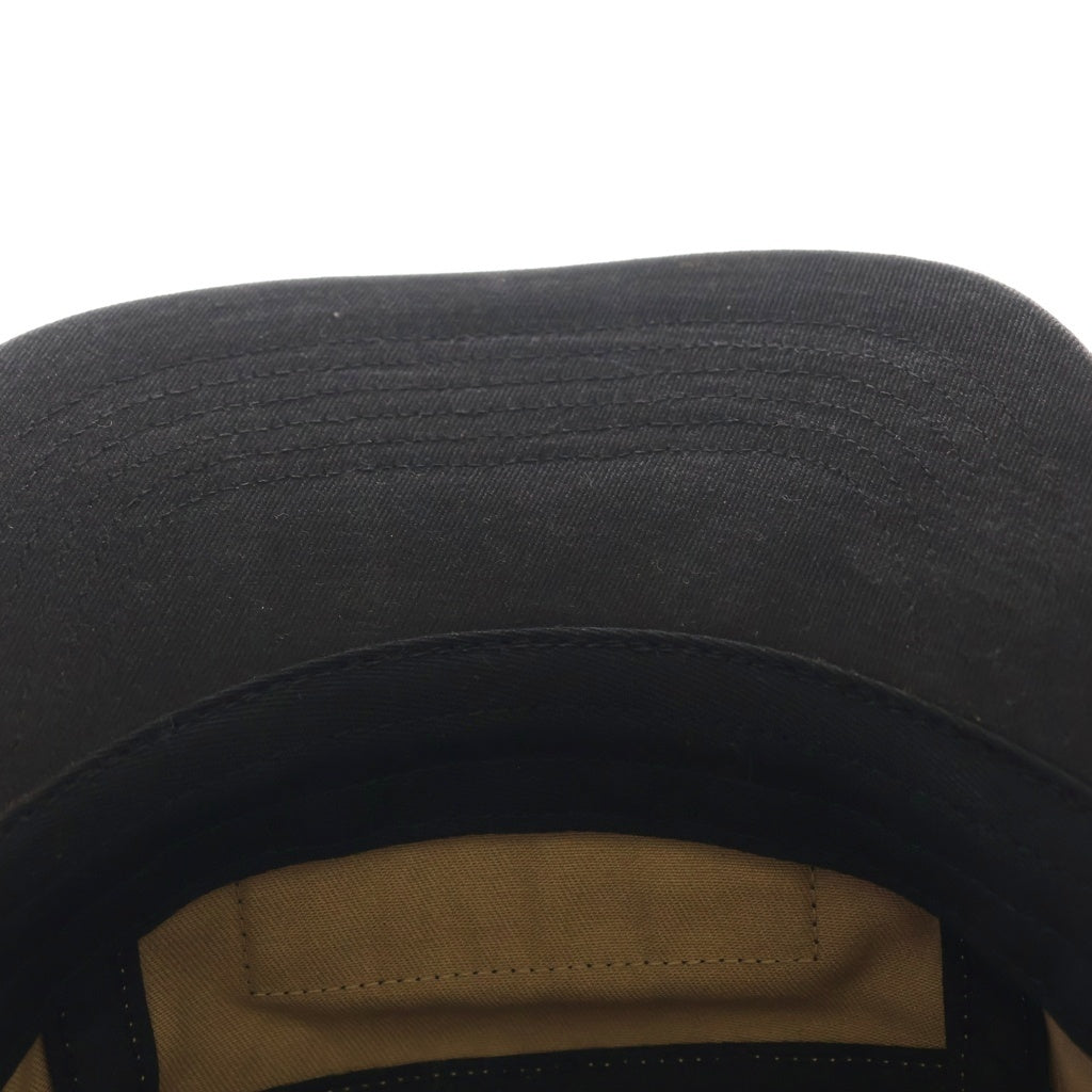 SUPREME(シュプリーム) ×24SS MM6 Maison Margiela Painted Camp メゾンマルジェラ ペイント キャンプ 帽子 ブラック