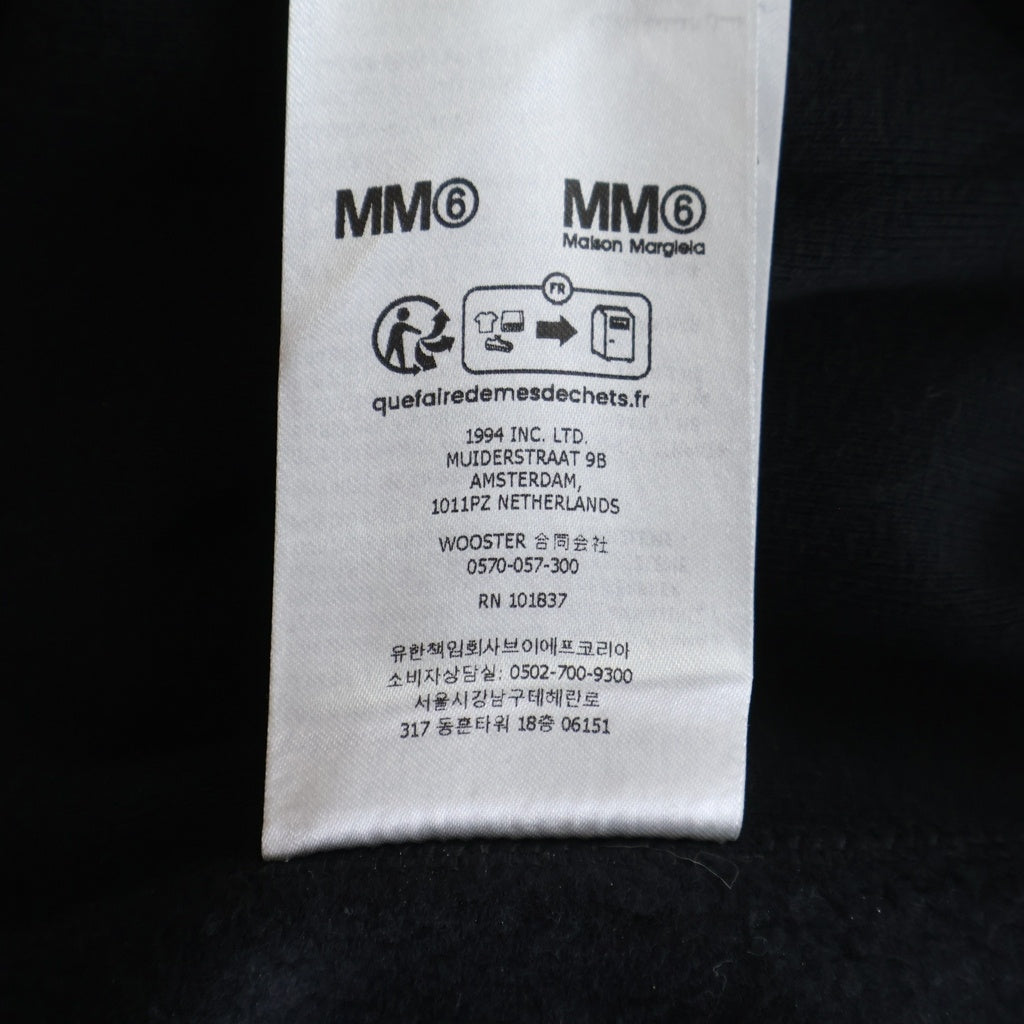 SUPREME(シュプリーム) ×24SS MM6 Maison Margierla メゾンマルジェラ フォイル ボックス ロゴ パーカー ブラック