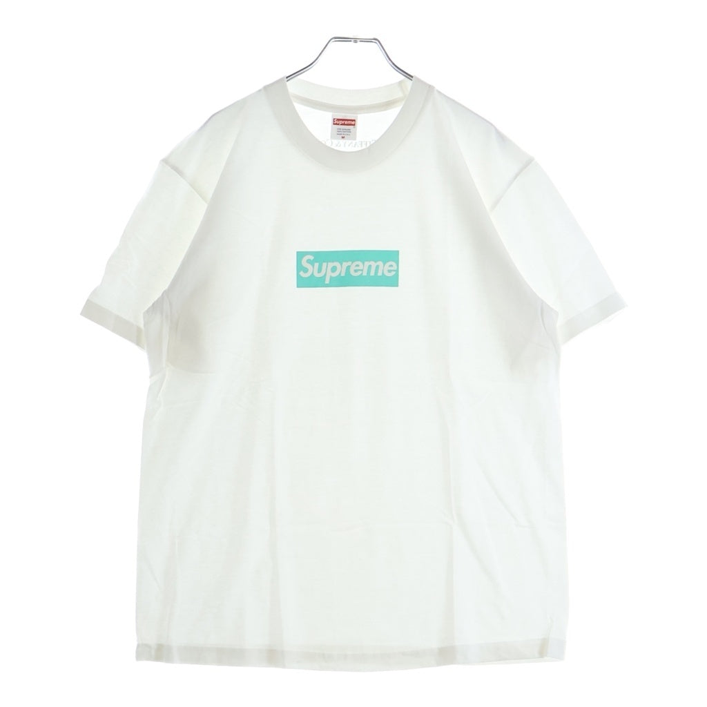 SUPREME(シュプリーム) ×TIFFANY 21AW BOX LOGO TEE ティファニー ボックスロゴティ クルーネックTシャツ ホワイト