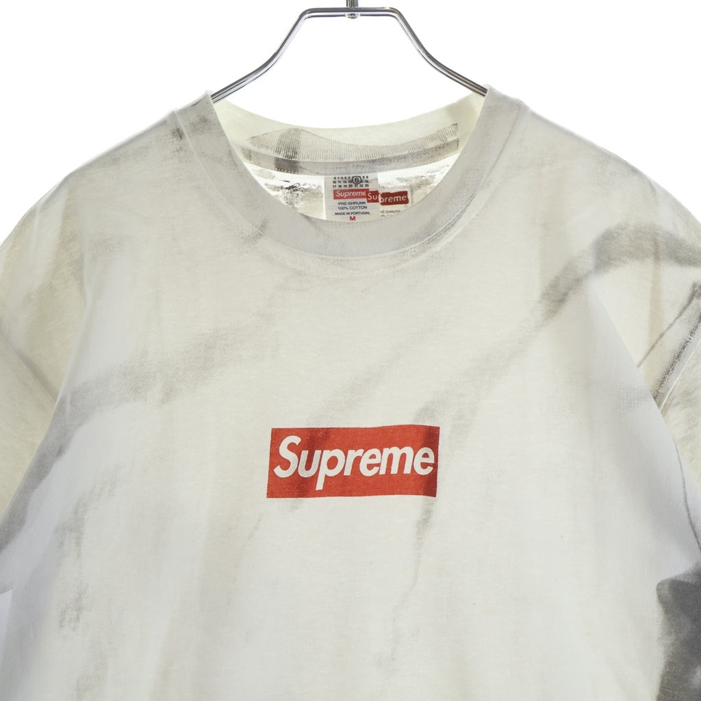 SUPREME(シュプリーム) 24SS MM6 Maison Margieria Box Logo Tee メゾン マルジェラ ボックス ロゴ Tシャツ クルーネック ホワイト