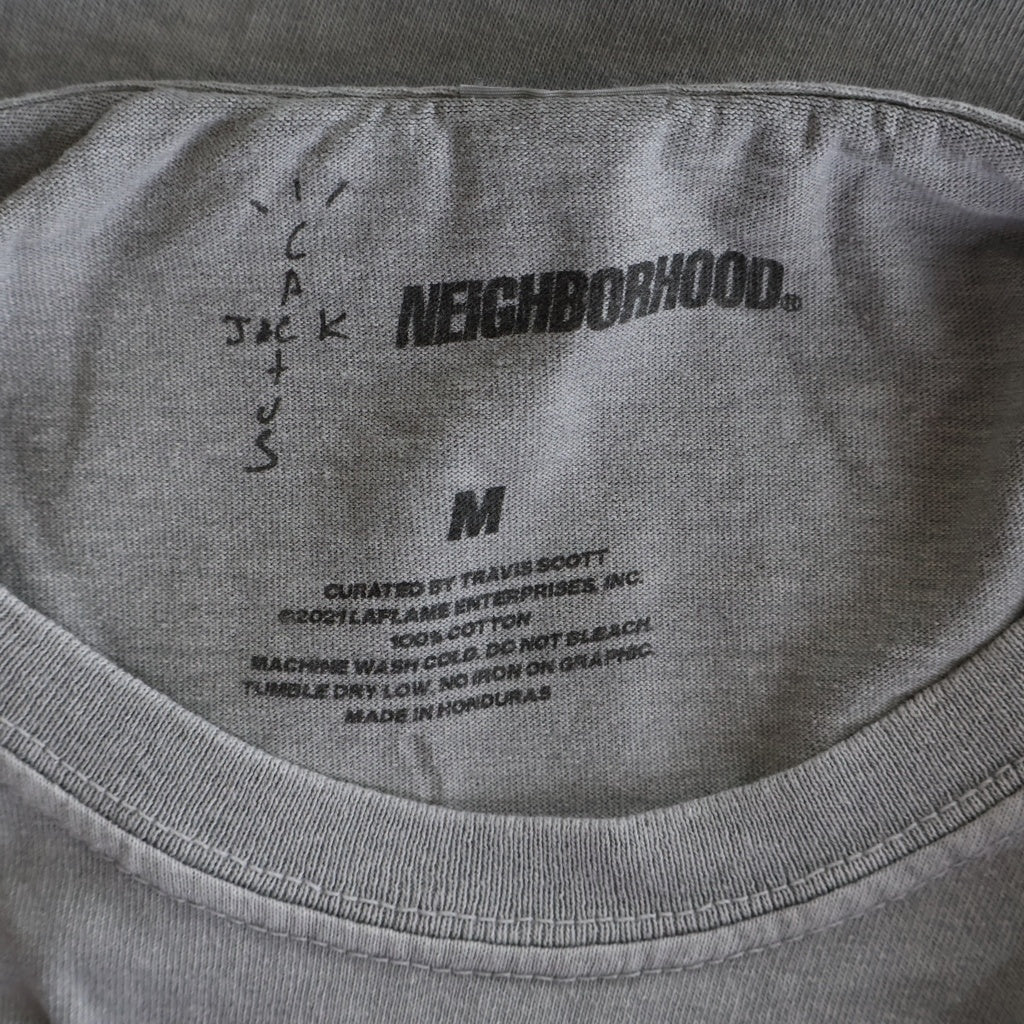 NEIGHBORHOOD(ネイバーフッド) ×CTUS JACK CAROUSEL カルーセル Tシャツ カットソー クルーネック グレー
