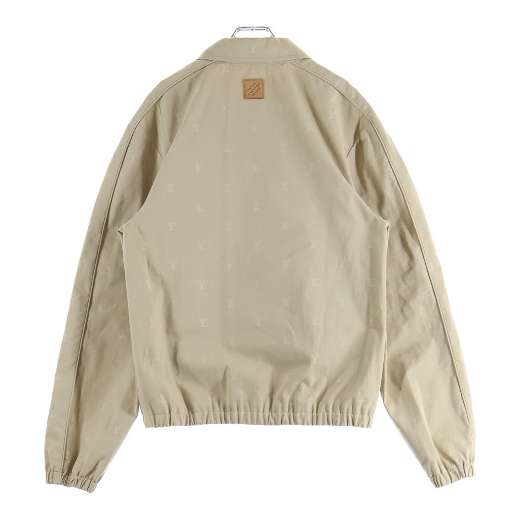 LOUIS VUITTON(ルイヴィトン) 24AW LV Logo All Over Zip Jacket 総柄 ジップアップジャケット ベージュ RM242MQ KKA HRB41W