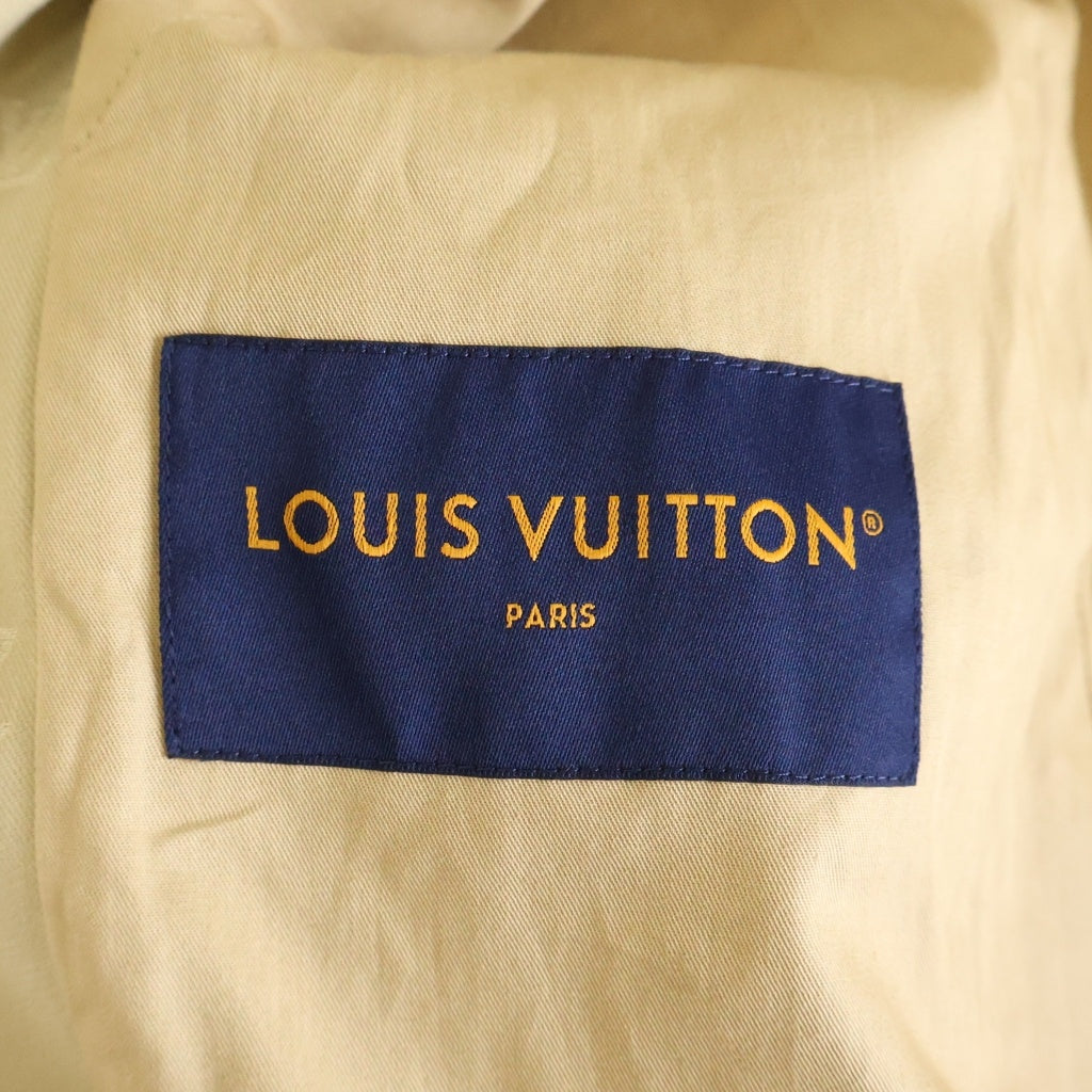 LOUIS VUITTON(ルイヴィトン) 24AW LV Logo All Over Zip Jacket 総柄 ジップアップジャケット ベージュ RM242MQ KKA HRB41W