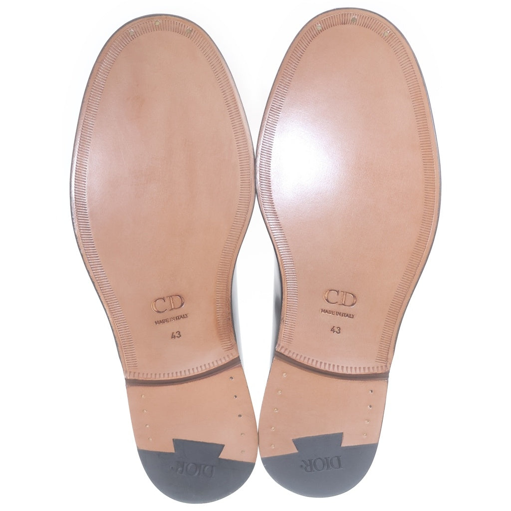 DIOR(ディオール) M-CD LOAFER CALF オブリーク カーフレザー ローファー ローカットシューズ ブラック 3L0115ZKF