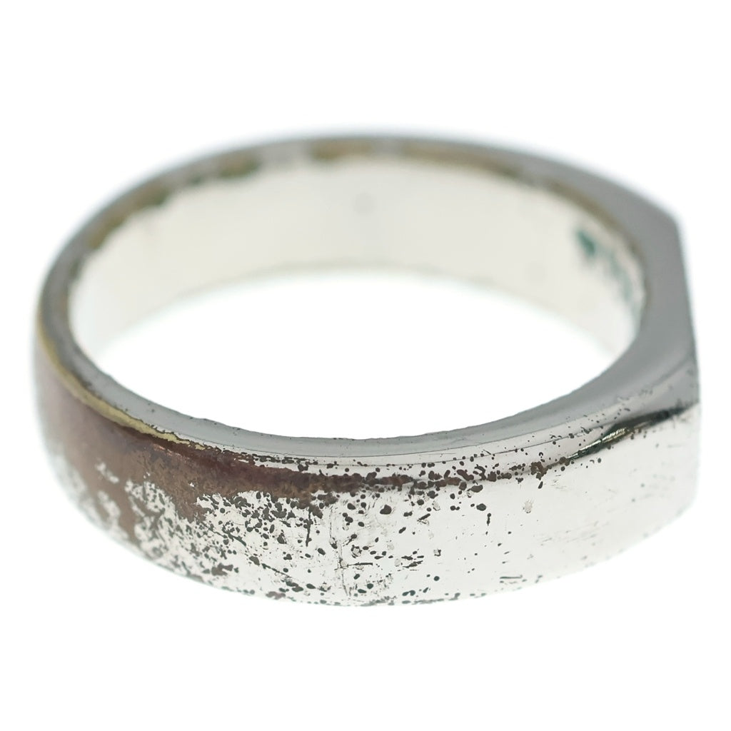 FENDI(フェンディ) Signet Ring シグネット ロゴリング シルバー