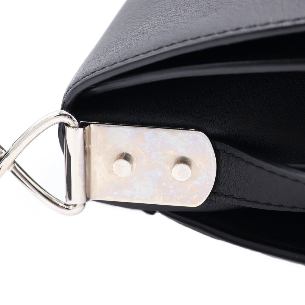 J.W.ANDERSON(ジェー ダブリュー アンダーソン) Disc Leather Crossbody Bag ディスク クロスボディ レザーバッグ ショルダーバッグ ブラック レディース
