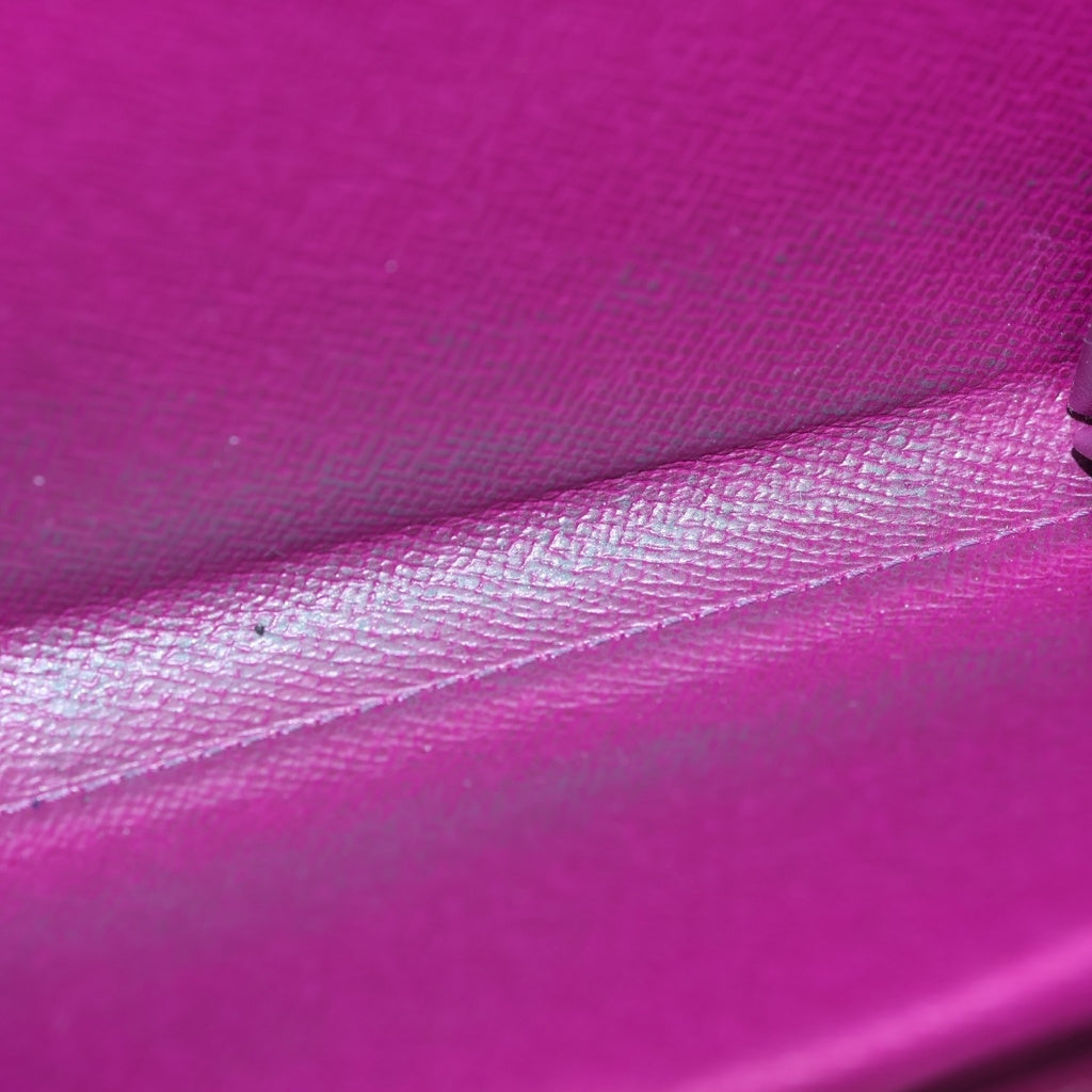 LOUIS VUITTON(ルイヴィトン) エピ ポルトフォイユ ヴィエノワ がま口 レザーウォレット 2つ折り財布 ブラウン M6364K レディース