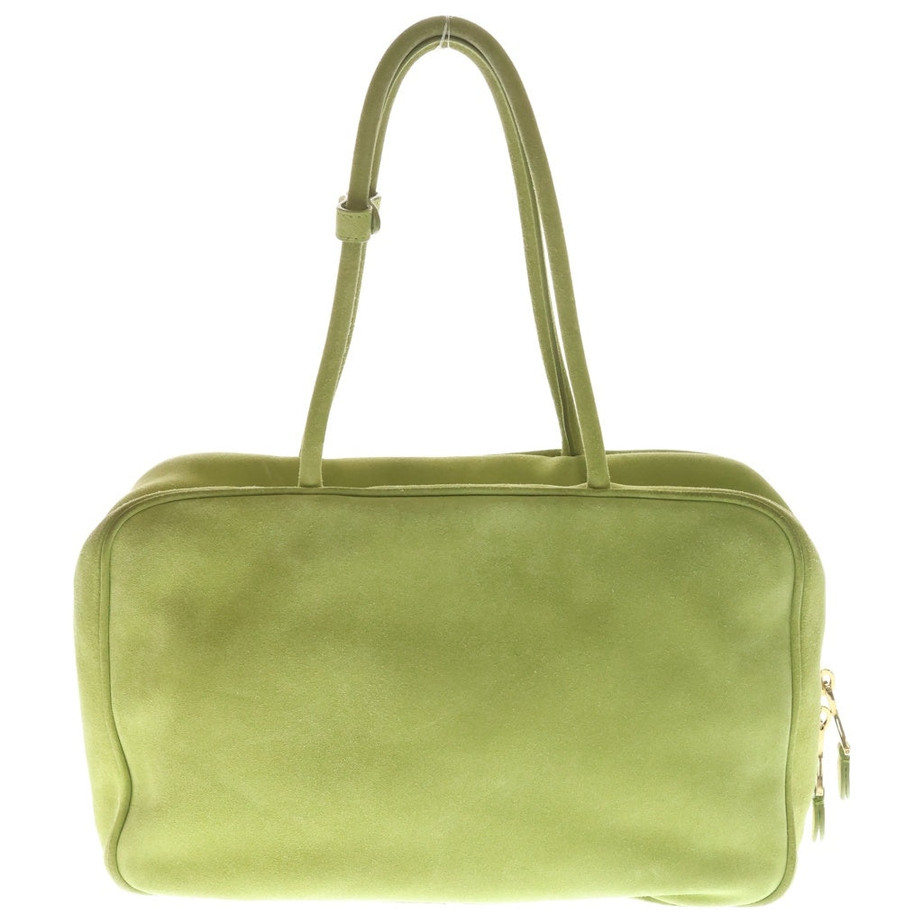 miumiu(ミュウミュウ) BEAU SUEDE BAG 5BB117_2CSS ボー スエードバッグ グリーン レディース