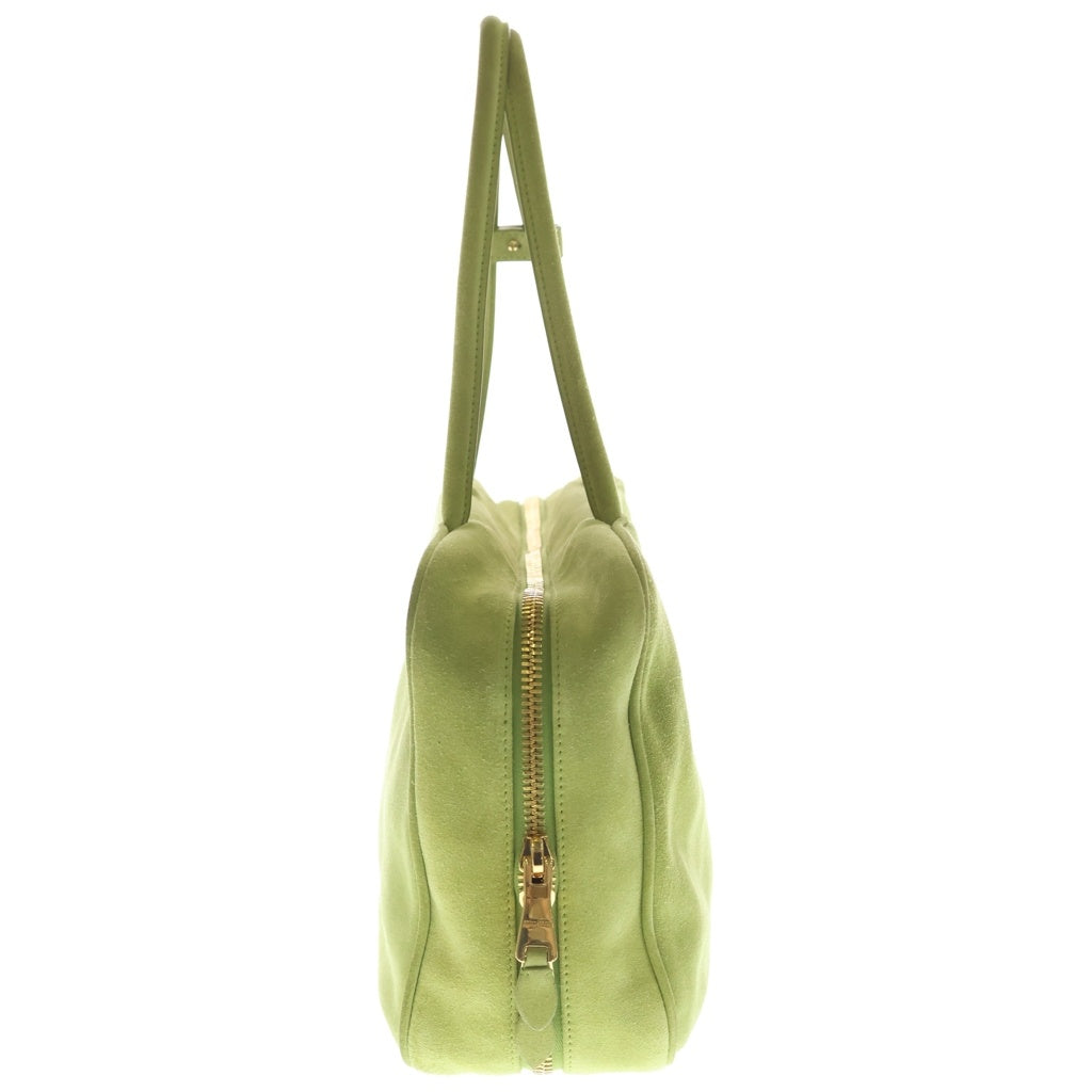 miumiu(ミュウミュウ) BEAU SUEDE BAG 5BB117_2CSS ボー スエードバッグ グリーン レディース