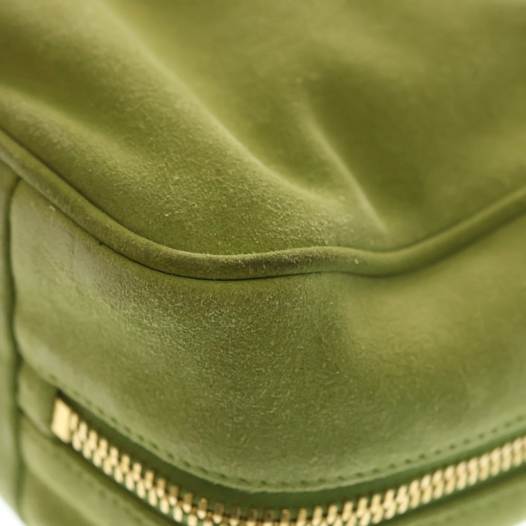 miumiu(ミュウミュウ) BEAU SUEDE BAG 5BB117_2CSS ボー スエードバッグ グリーン レディース