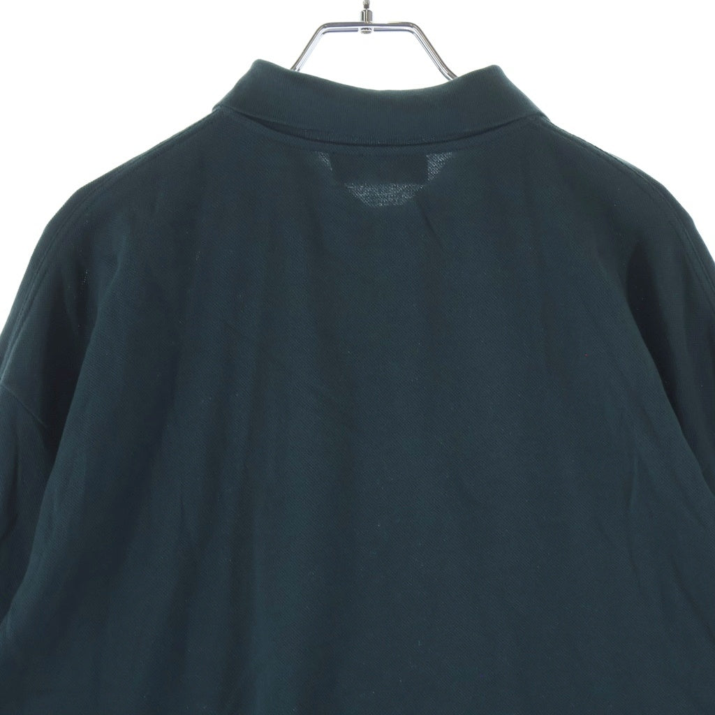 miumiu(ミュウミュウ) コットンピケ ポロシャツ 長袖カットソー ロングTシャツ MJL019 グリーン