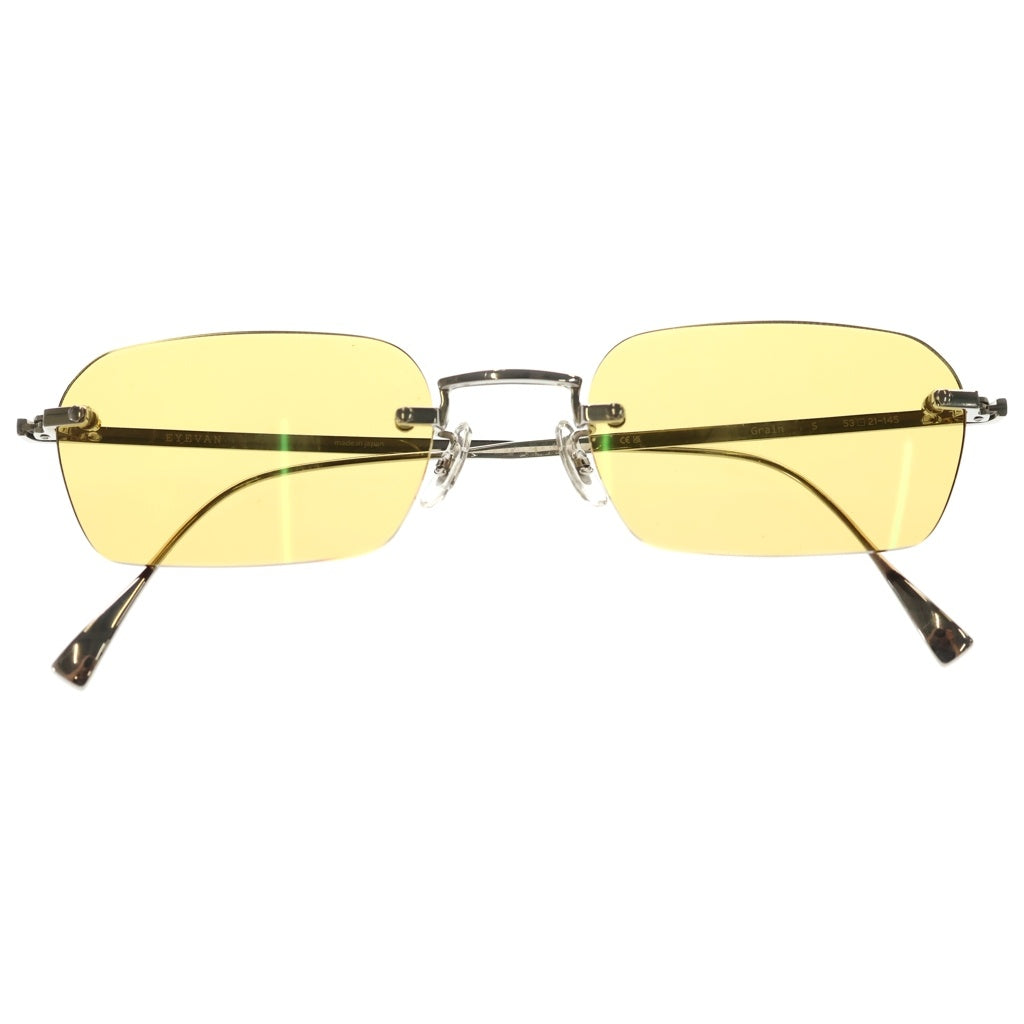 EYEVAN(アイヴァン) Grain S リムレスサングラス 眼鏡 アイウェア シルバー