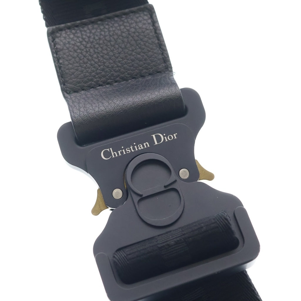 DIOR(ディオール) Saddle Shoulder Bag サドル レザーショルダーバッグ ブラック 1ADP0093