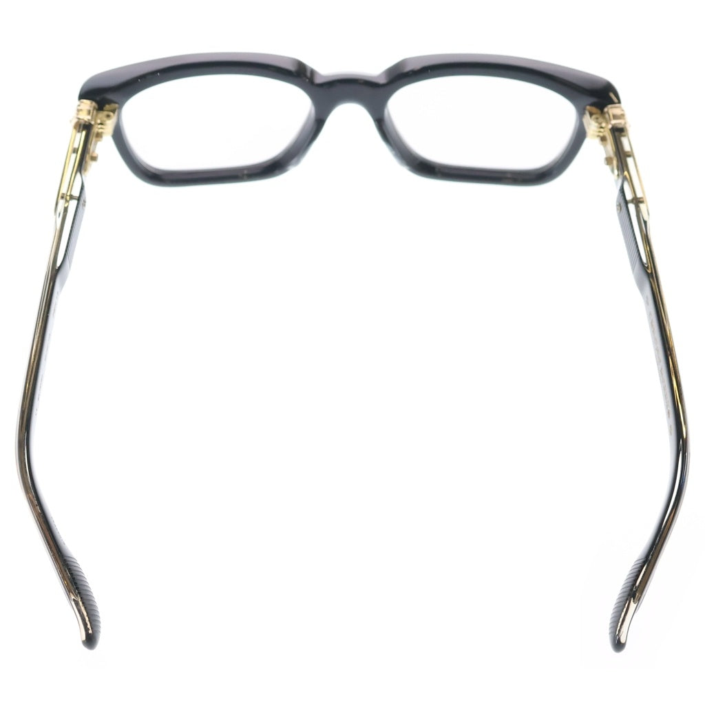CHROME HEARTS(クロムハーツ) PEN 15 CHクロスフレーム ウェリントンサングラス 眼鏡 アイウェア ブラック/ゴールド