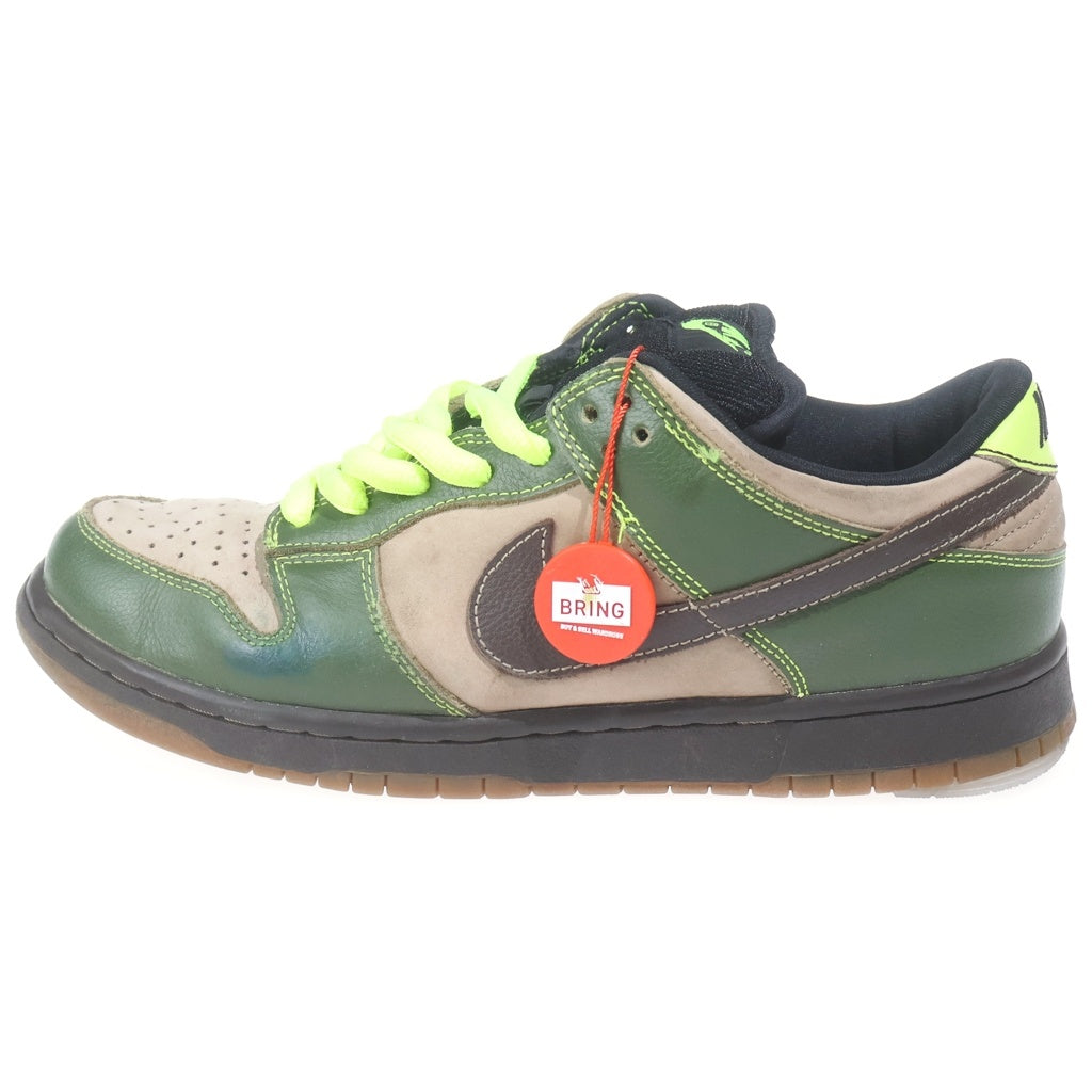 NIKE(ナイキ) 【鑑賞用2004年製】 SB Dunk Low Jedi 304292-222 SB ダンク ロー ジェダイ グリーン/ブラウン US10/28.0cm