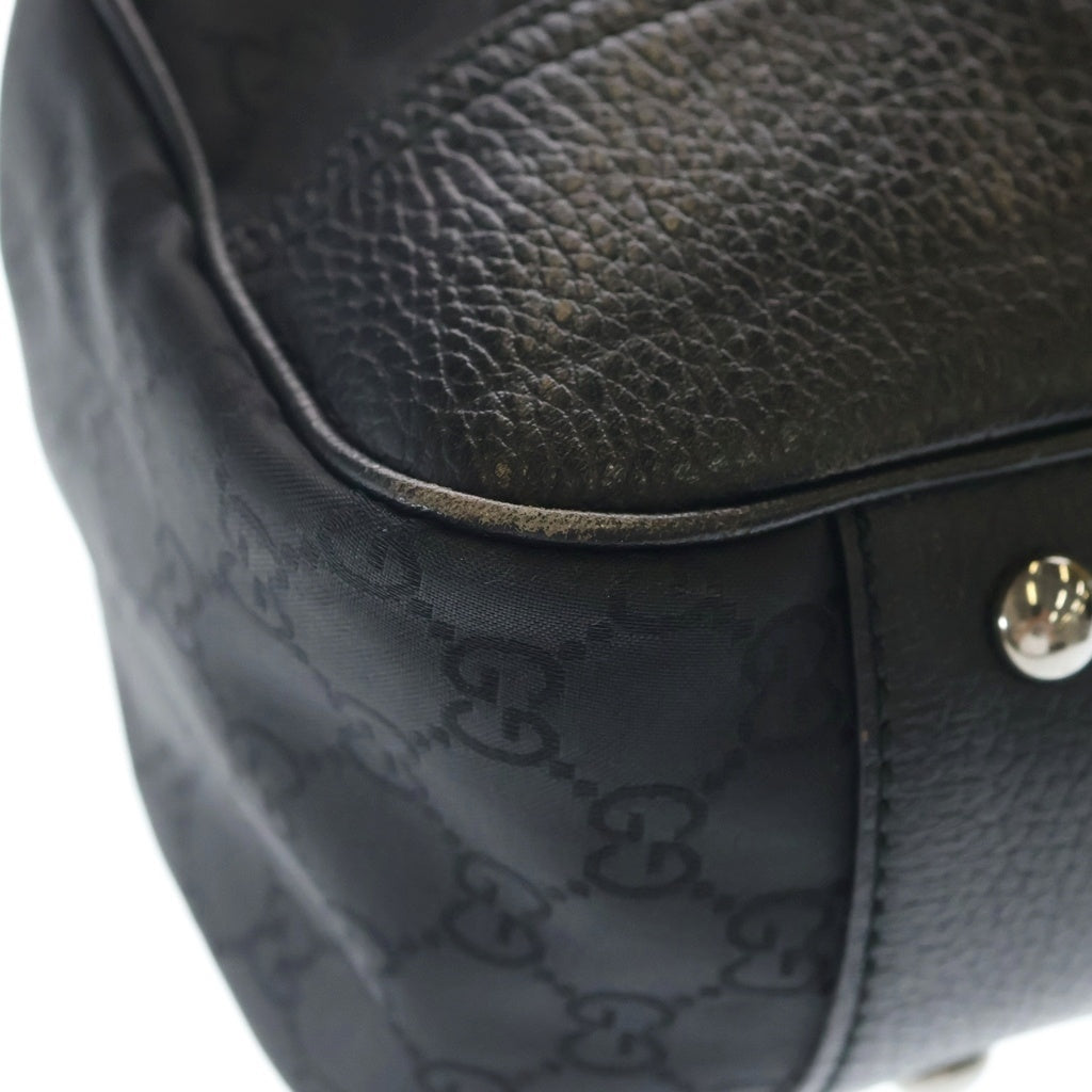 GUCCI(グッチ) GG Nylon Handbag GG総柄 ナイロンハンドバッグ トートバッグ ブラック 293592 レディース