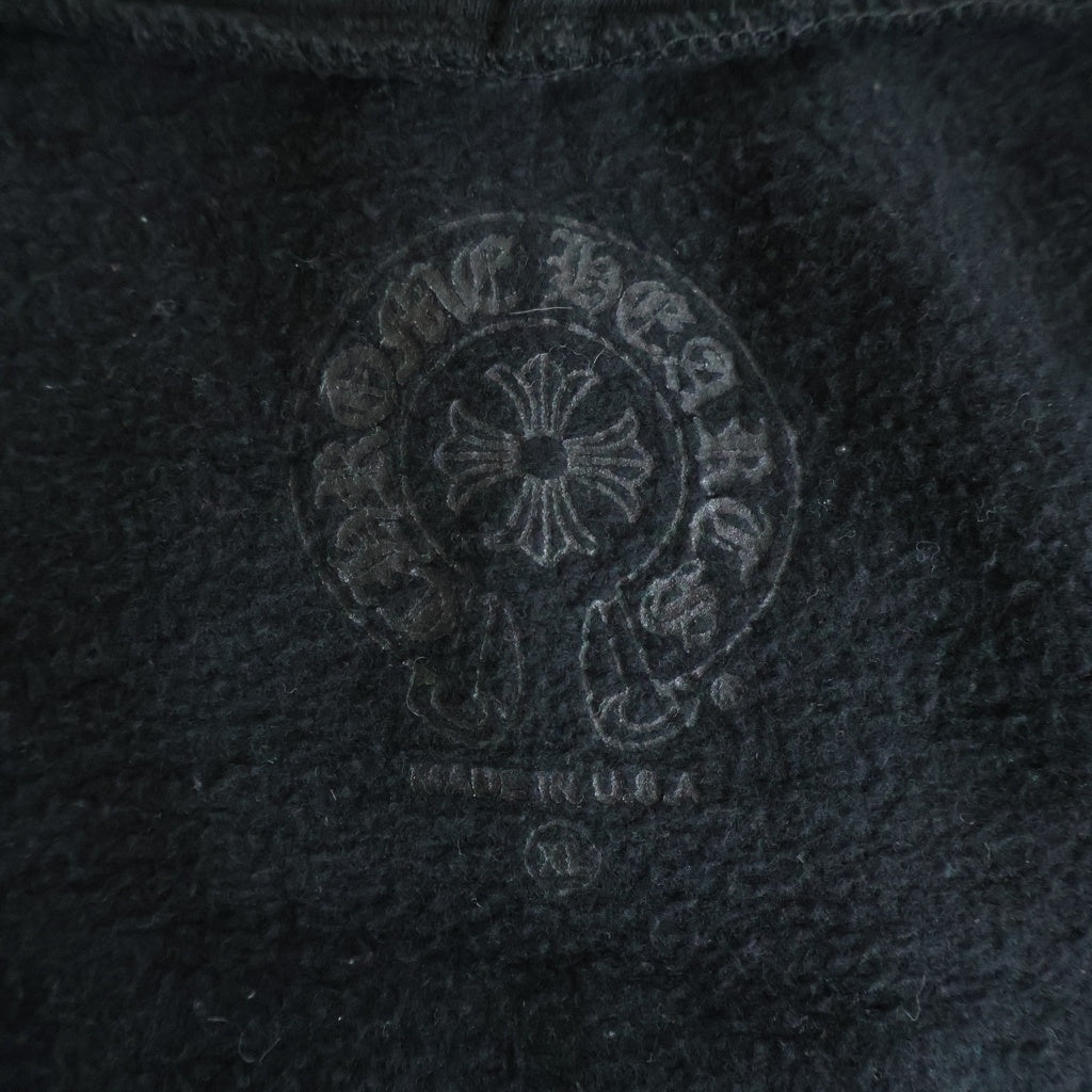 CHROME HEARTS(クロムハーツ) SWTSHRT HD ZIP LTD SEOUL ソウル限定 ホースシュープリント ジップアップスウェットパーカー フーディー ブラック