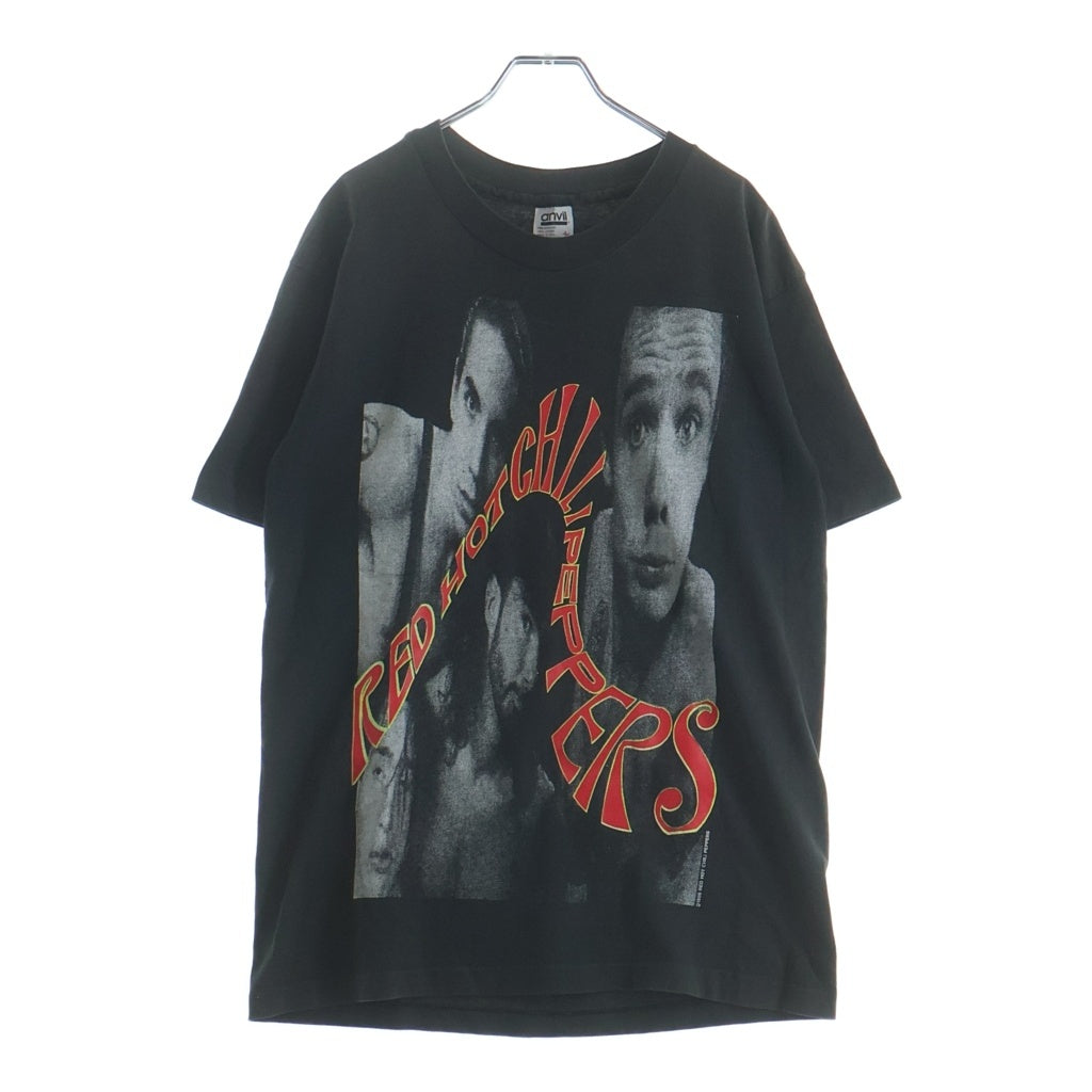 VINTAGE(ヴィンテージ) 90s VINTAGE RED HOT CHILI PEPPERS 1990 MEMBER PORTRAIT CURVING LOGO SOFTEE レッドホットチリペッパーズ メンバーポートレート 両面プリント 半袖Tシャツ
