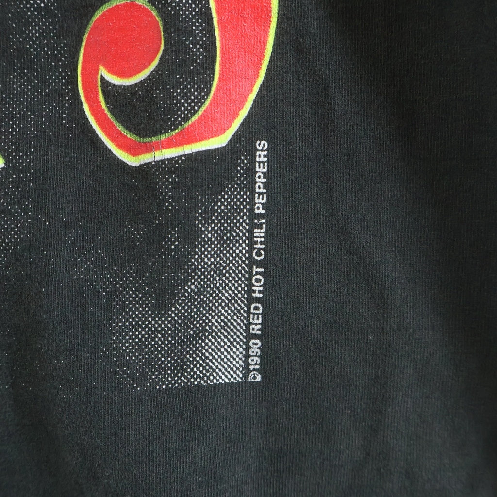 VINTAGE(ヴィンテージ) 90s VINTAGE RED HOT CHILI PEPPERS 1990 MEMBER PORTRAIT CURVING LOGO SOFTEE レッドホットチリペッパーズ メンバーポートレート 両面プリント 半袖Tシャツ