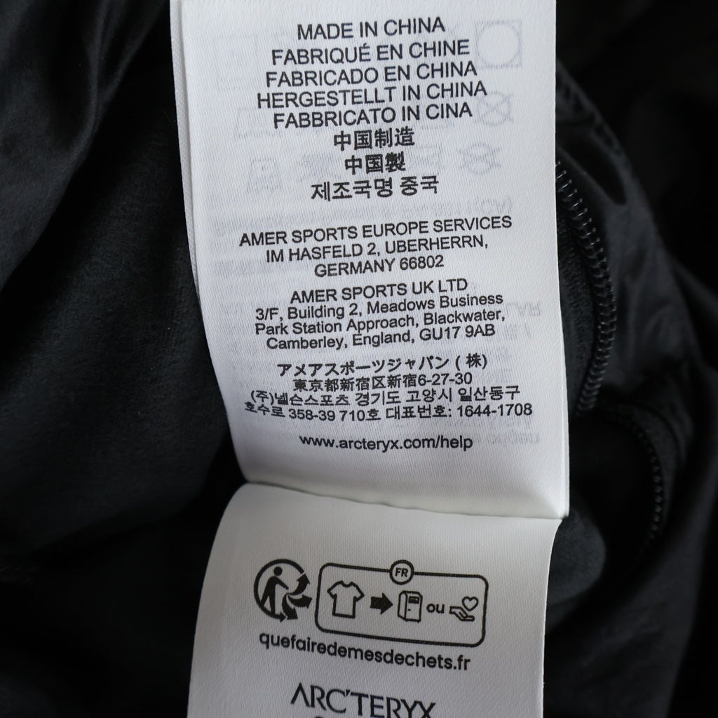 ARC'TERYX(アークテリクス) 25AW CONDUIT DOWN JACKET ダウンジャケット ブラック X000009960