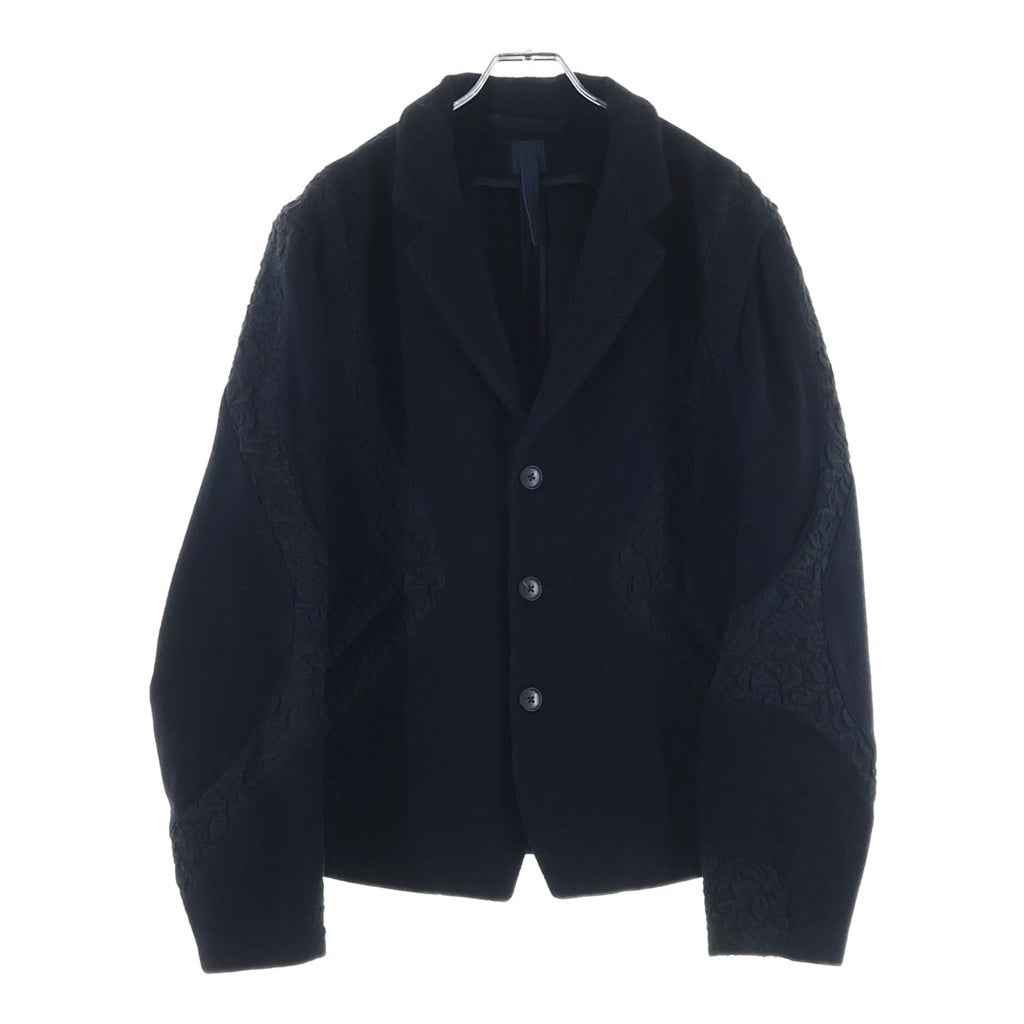 _J.L - A.L_(ジェイラル) Suit Jacket レース切替 ウールスーツジャケット ブラック JBMW023FA20