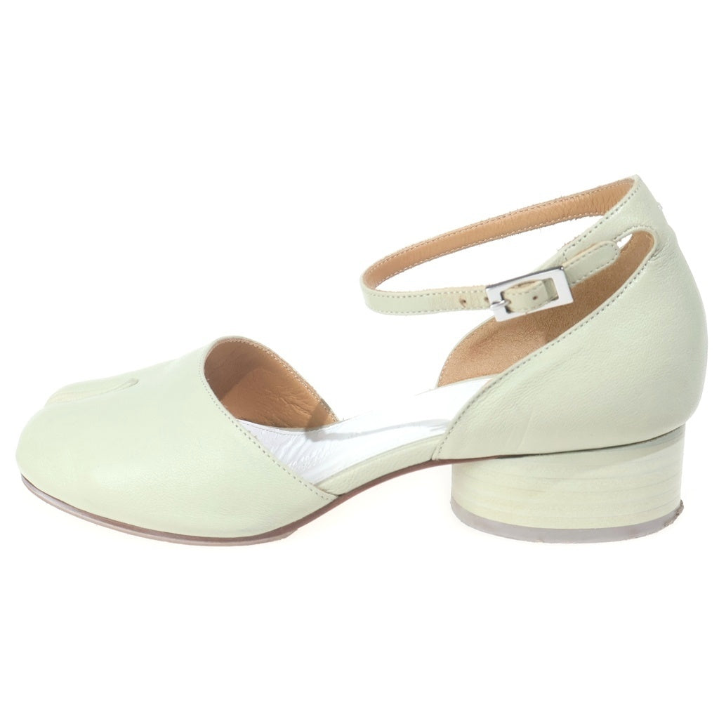 Maison Margiela(メゾンマルジェラ) 21SS Tabi Strap Pumps 足袋 ストラップパンプス ローカットシューズ サンダル グリーン レディース S58WZ0045
