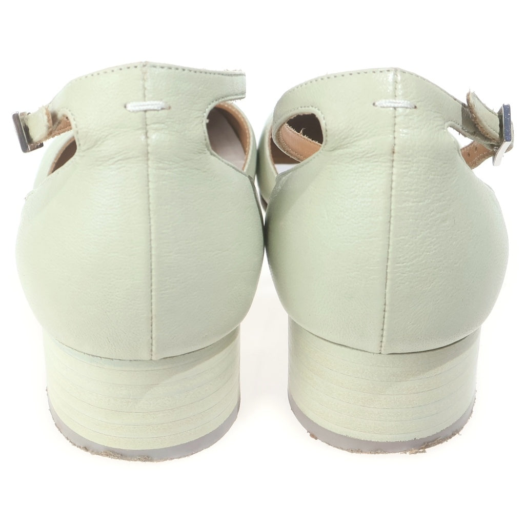 Maison Margiela(メゾンマルジェラ) 21SS Tabi Strap Pumps 足袋 ストラップパンプス ローカットシューズ サンダル グリーン レディース S58WZ0045