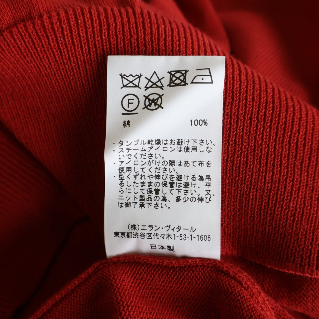 MAATEE&SONS(マーティーアンドサンズ) Polo Sweater (Red) 半袖ニットポロシャツ レッド MT4103-0103