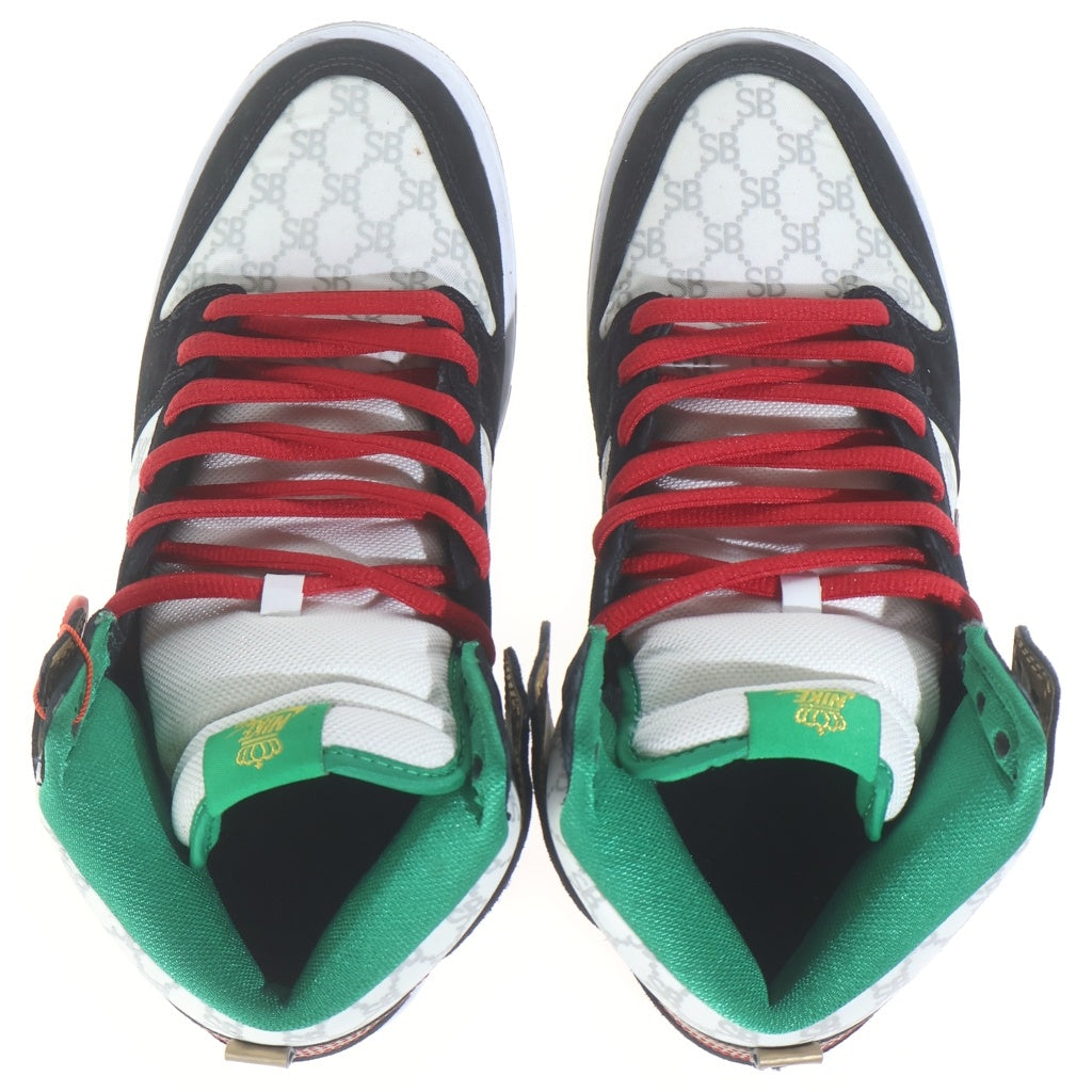 NIKE SB(ナイキエスビー) DUNK HIGH BLACK SHEEP PAID IN FULL ダンク ブラック シープ ペイド イン フル ハイカットスニーカー ホワイト US10.5/28.5cm 313171-170