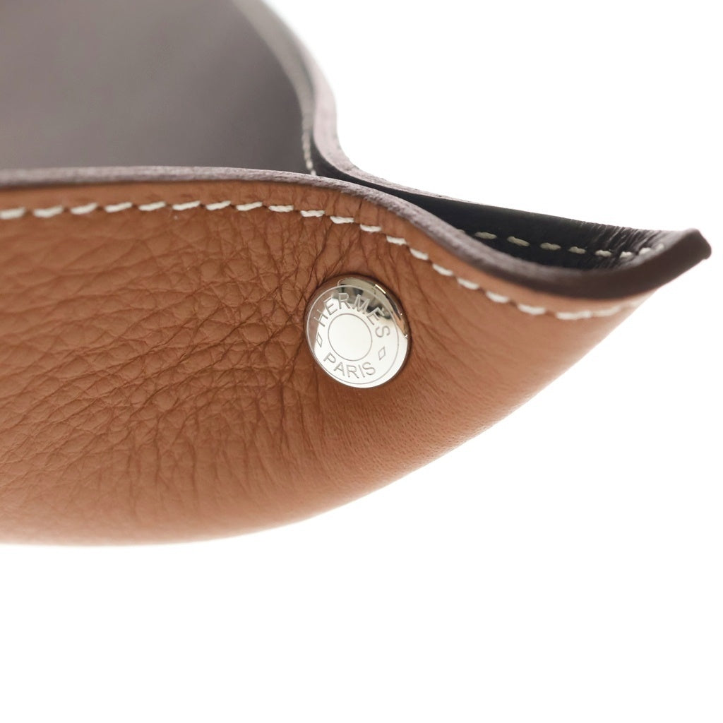 HERMES(エルメス) ヴィド ポッシュ セリエ レザー小物入れ ブラウン W刻印