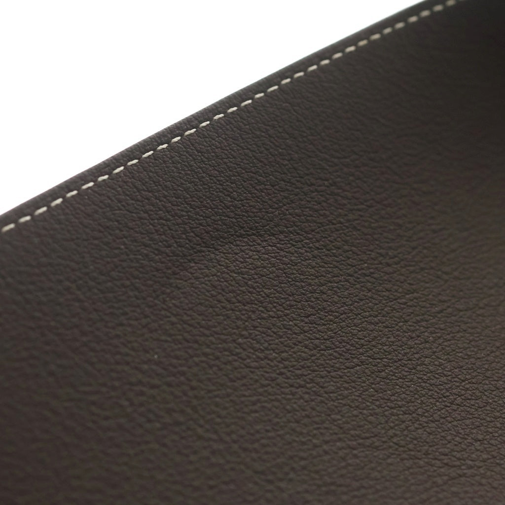 HERMES(エルメス) ヴィド ポッシュ セリエ レザー小物入れ ブラウン W刻印