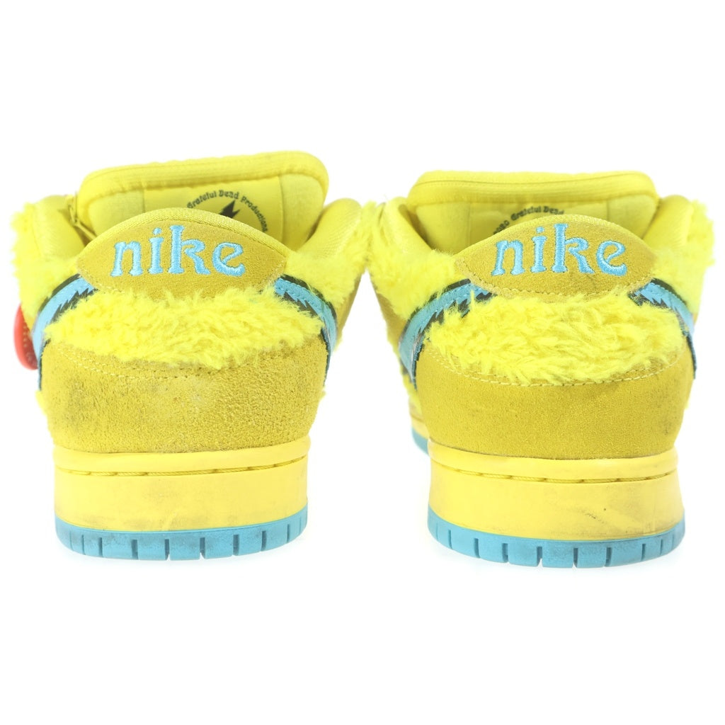 NIKE SB(ナイキエスビー) ×Grateful Dead DUNK LOW YELLOW BEAR グレイトフルデッド ダンク イエローベア ローカットスニーカー イエロー US9.5/27.5cm CJ5378-700